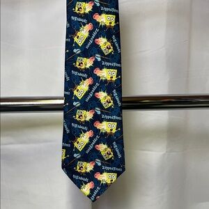 vintage Nickelodeon SpongeBob SquarePants "Zapped Pants" Necktie